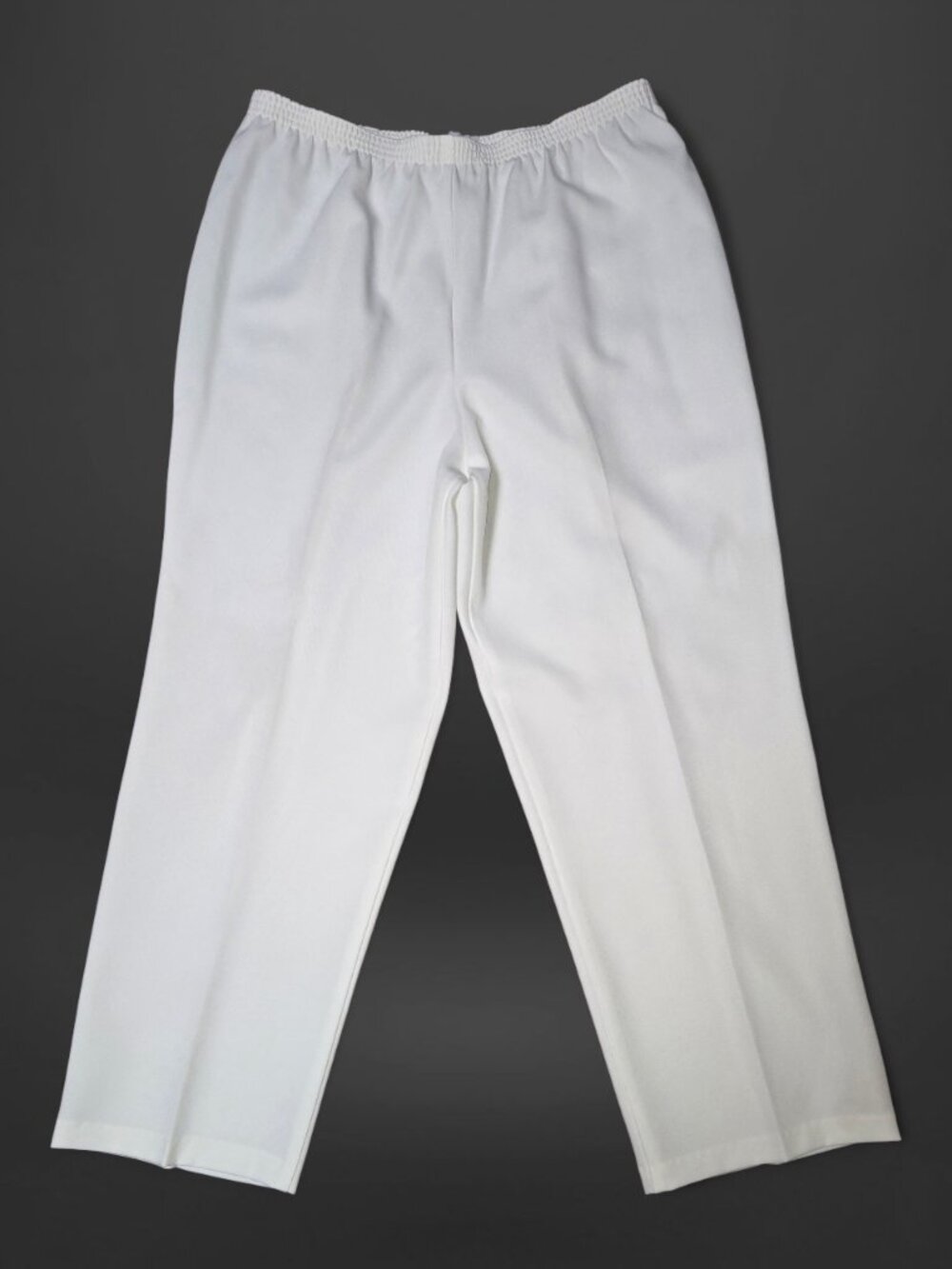 Vintage 80s SOLOS by Koret White Trouser Pants (18 X-Short)